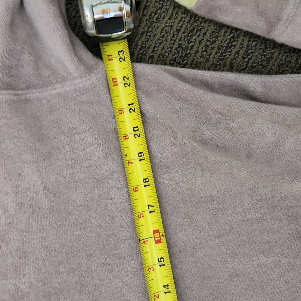Faherty Cabana Towel Terry Quarter Zip Size Medium - Picture 8 of 12